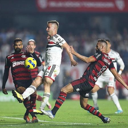 Jogo do São Paulo x Flamengo AO VIVO COM IMAGENS, Brasileirão 2023