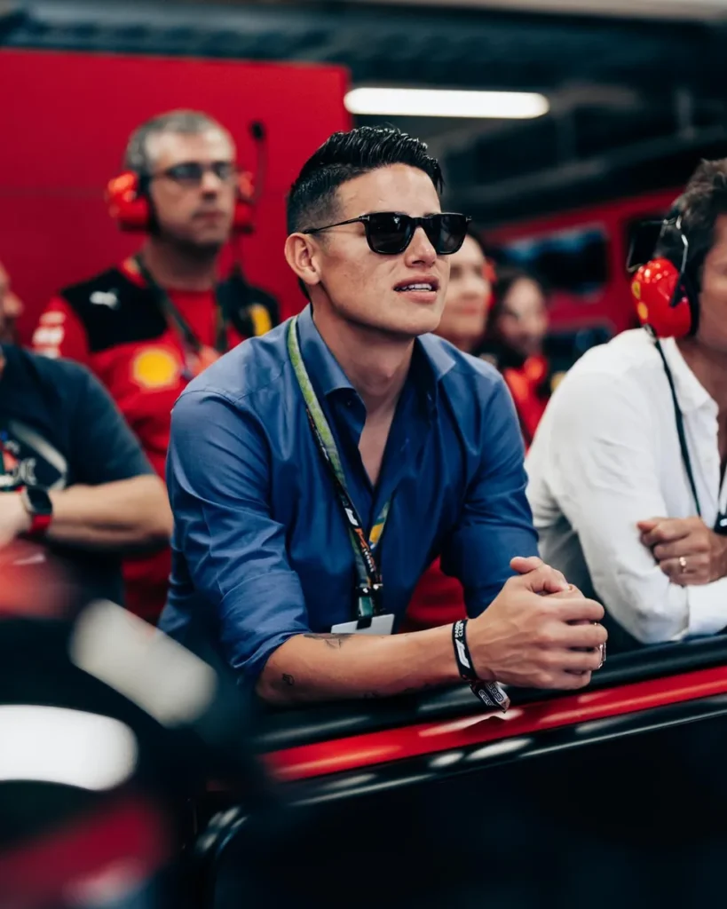 James Rodríguez foi flagrado reunido com equipe italiana 1 James Rodriguez F1